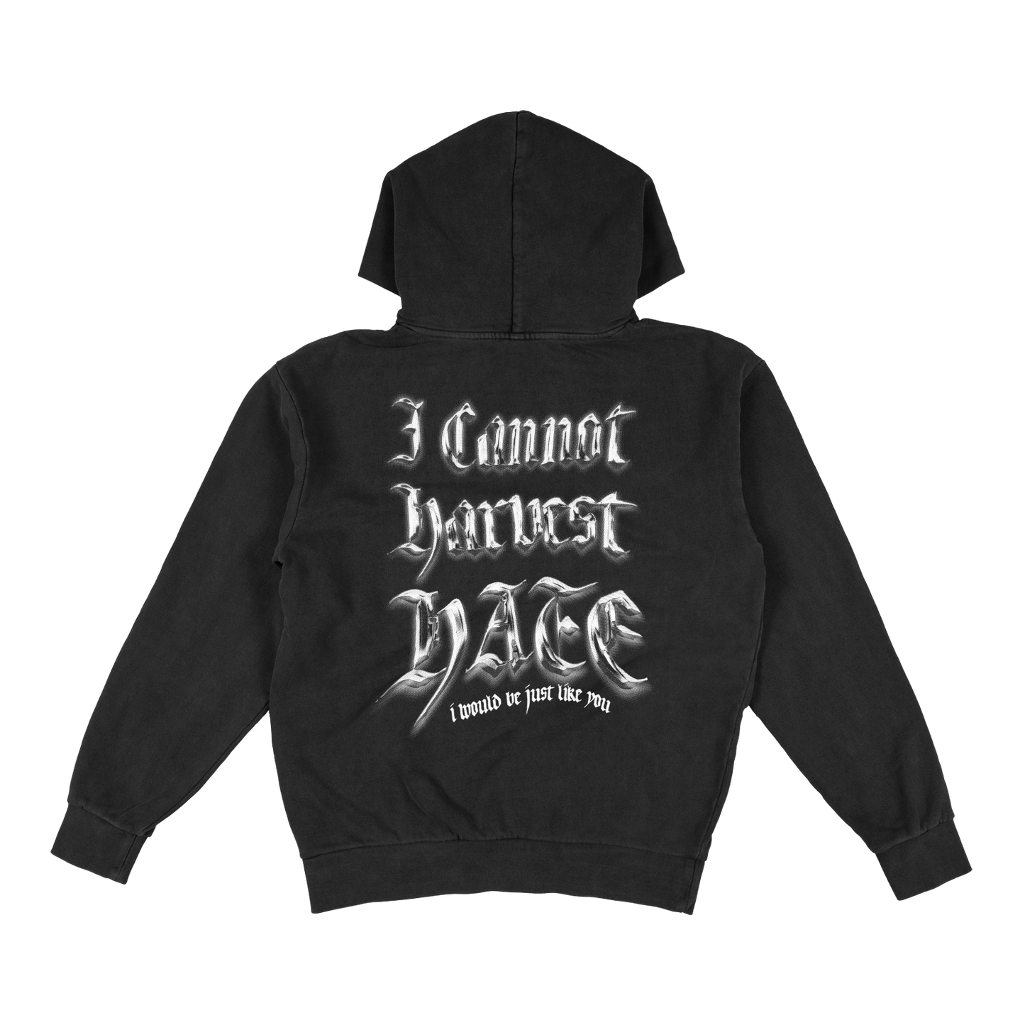 Peaceful Black Hoodie - HurtingPeace