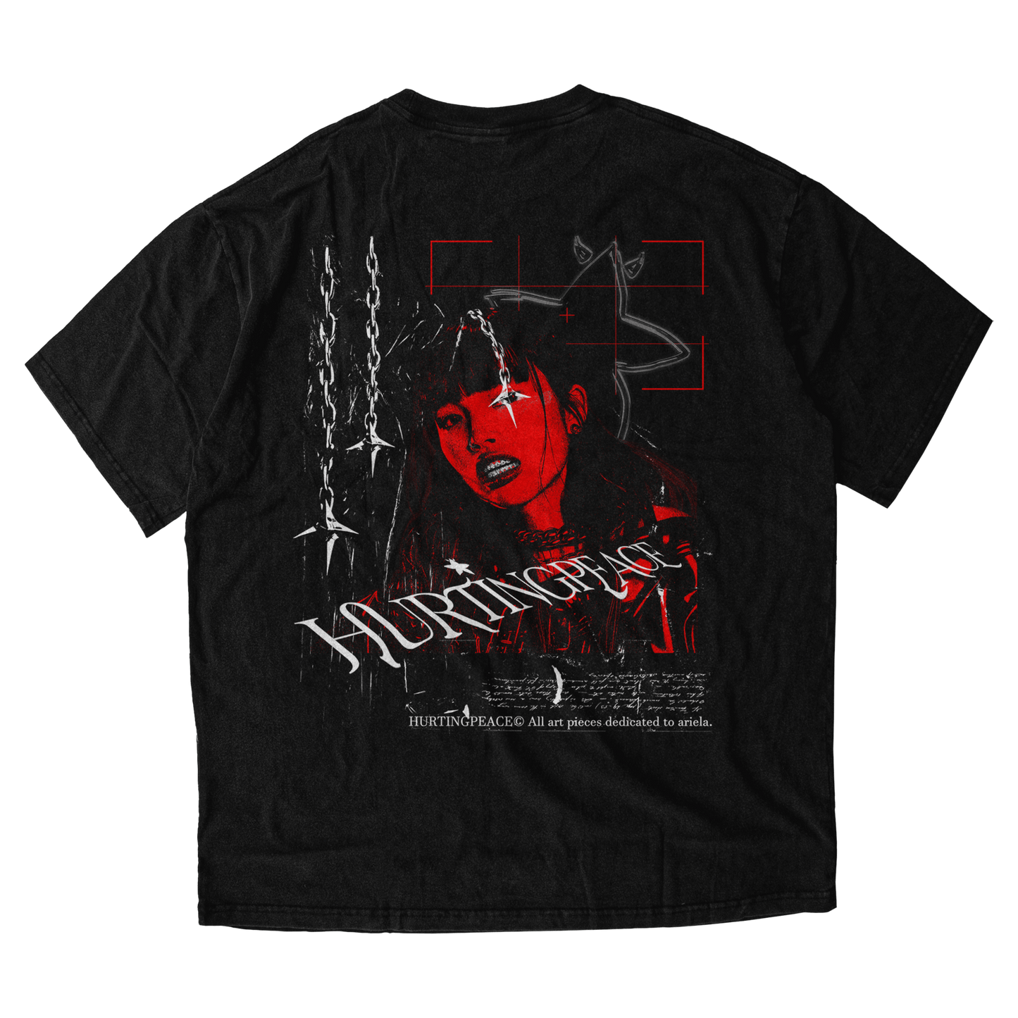 Camera Black Tee - HurtingPeace