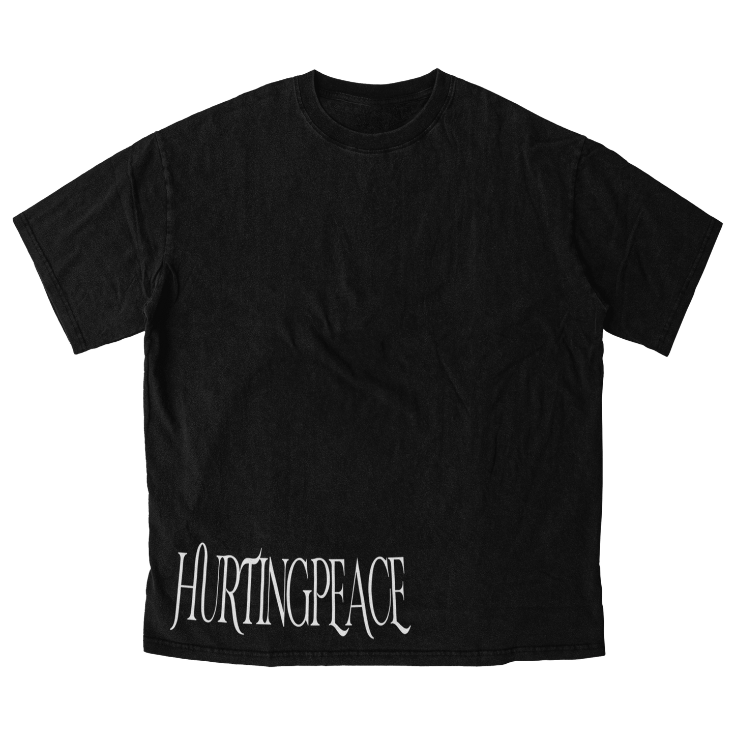 Empty Black Tee - HurtingPeace