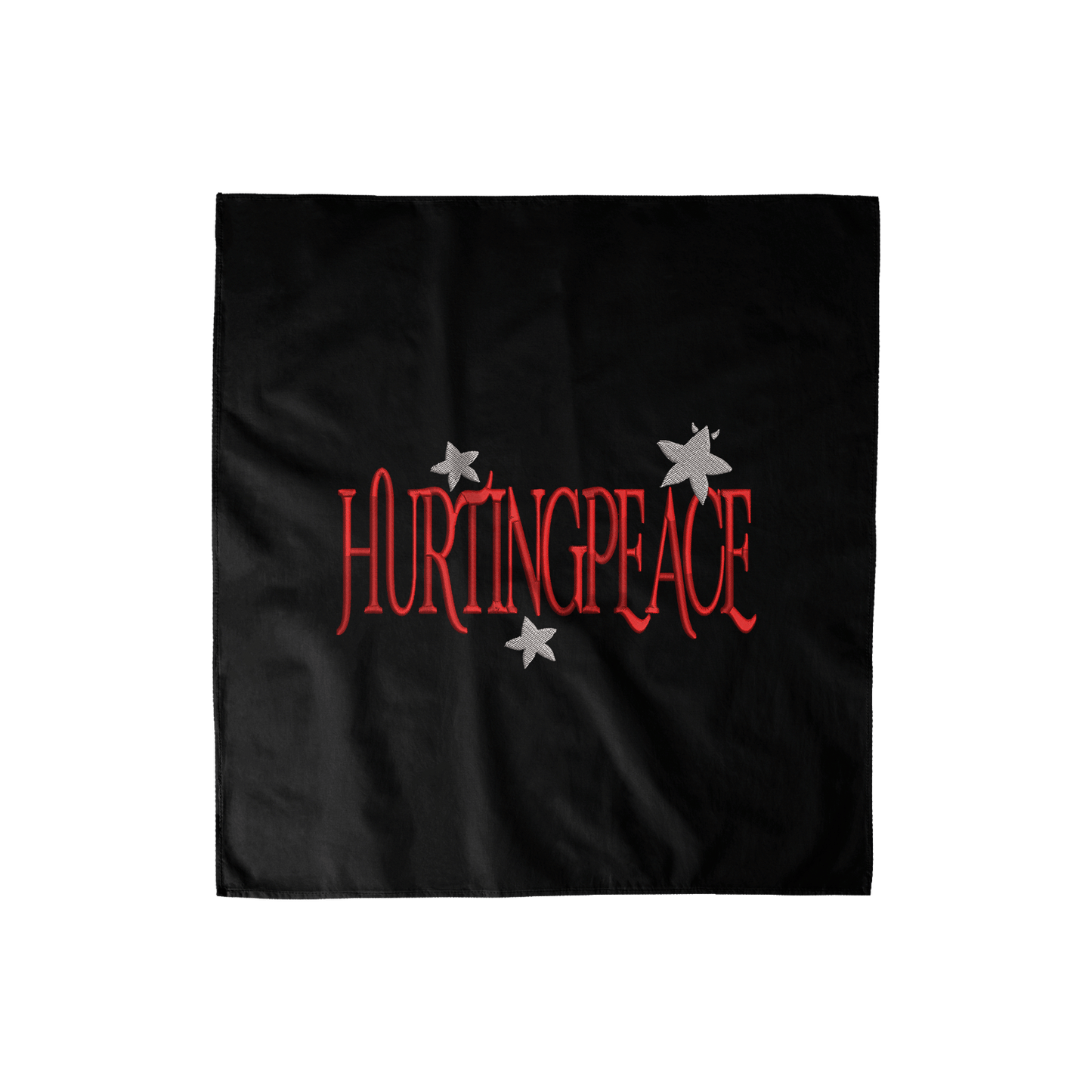HurtingPeace Black / Red Bandana - HurtingPeace