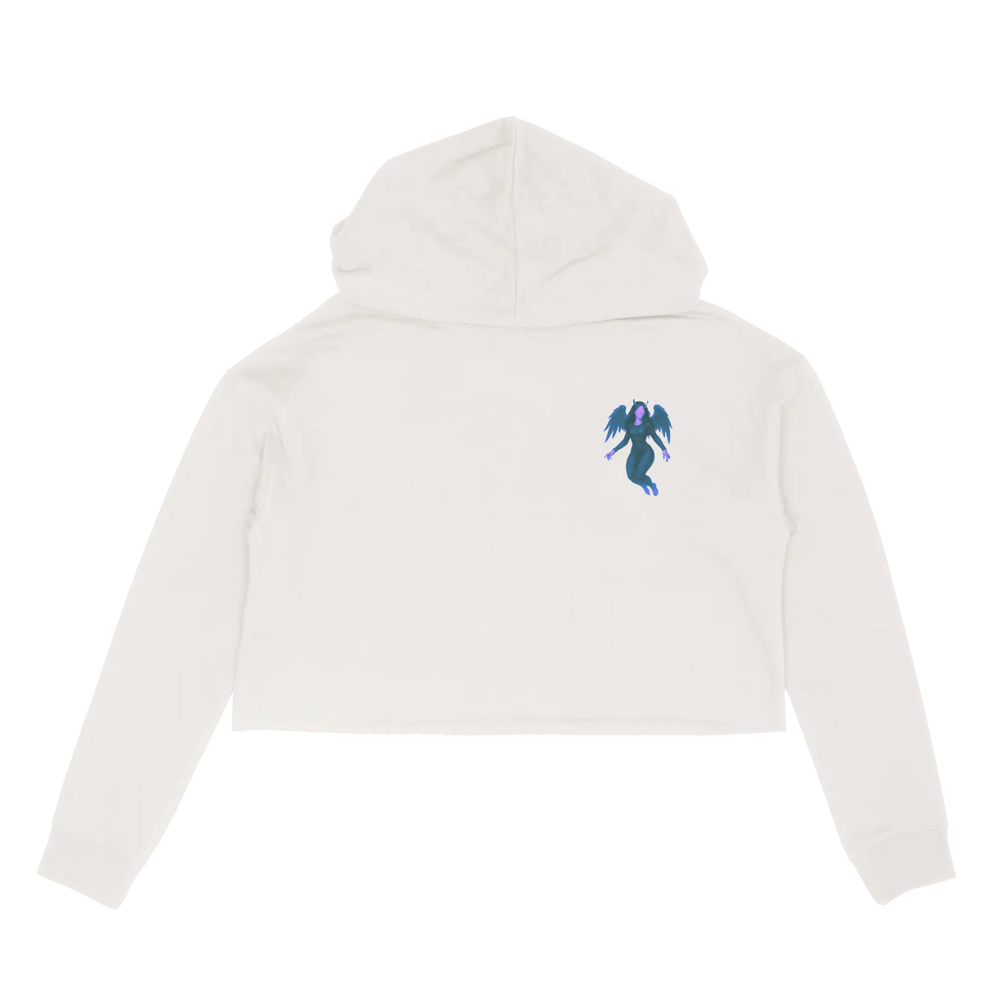 Pixie Cream Crop Hoodie - HurtingPeace