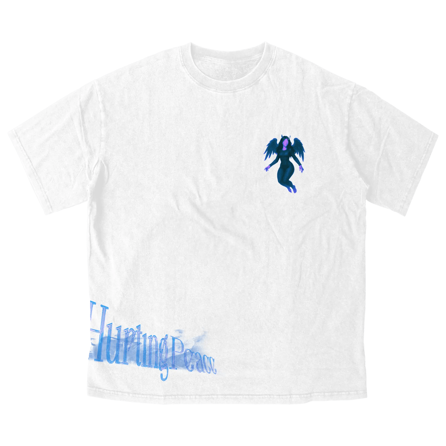 Pixie White Tee - HurtingPeace