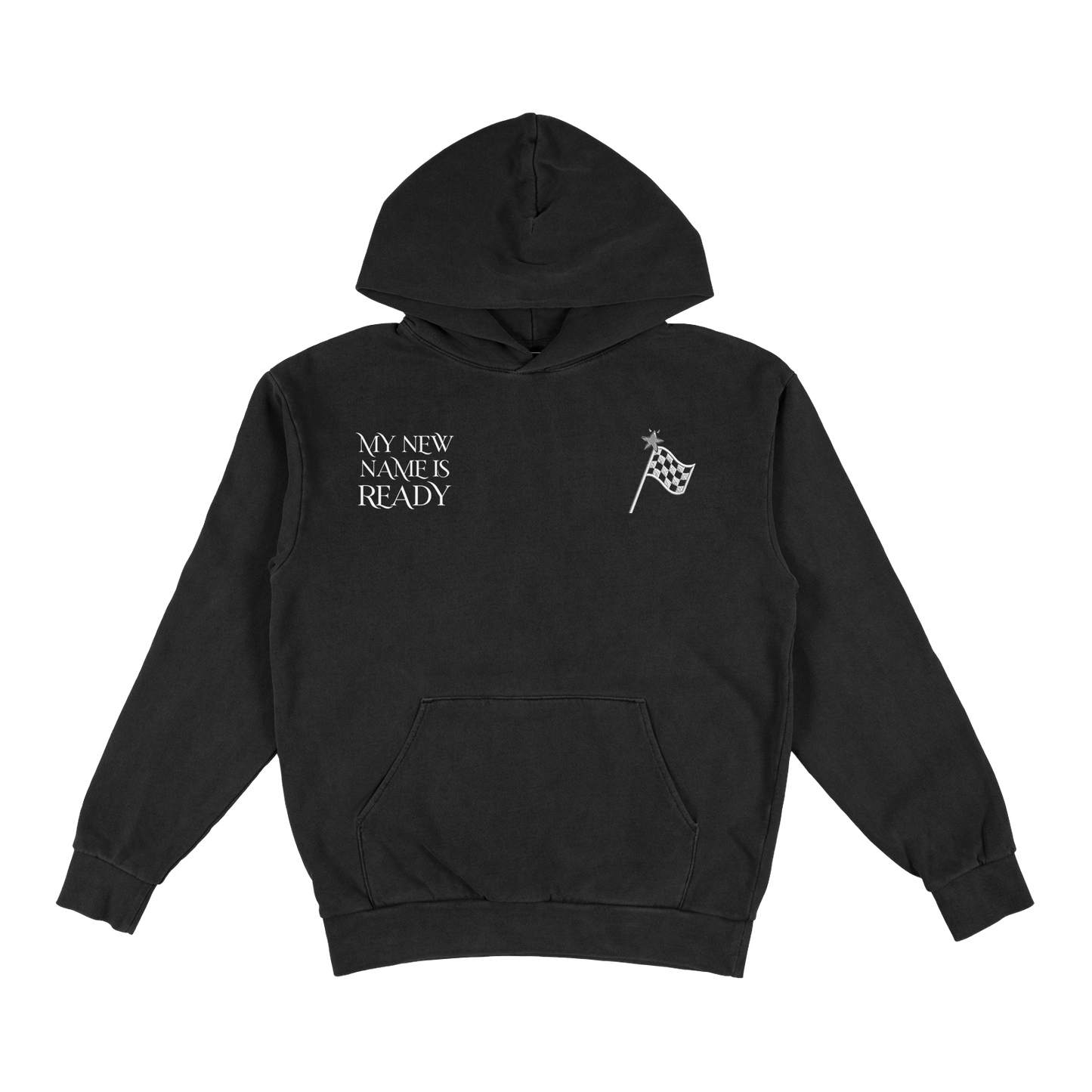 Ready Black Hoodie - HurtingPeace