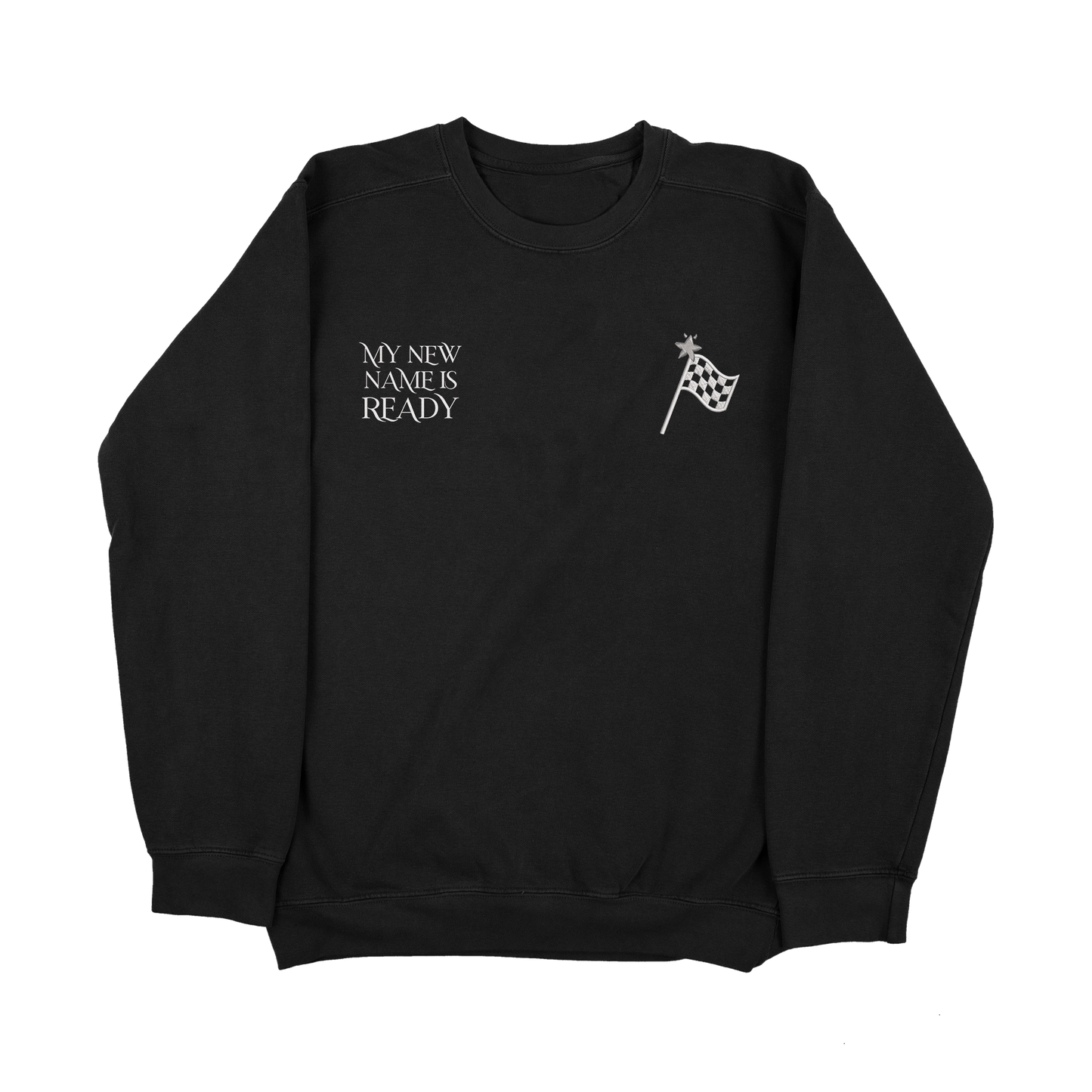 Ready Black Sweatshirt - HurtingPeace