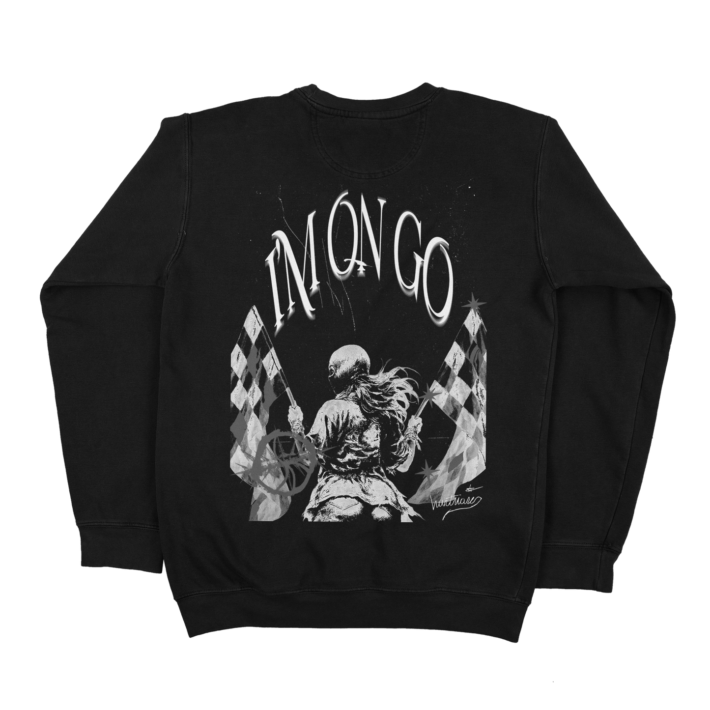 Ready Black Sweatshirt - HurtingPeace
