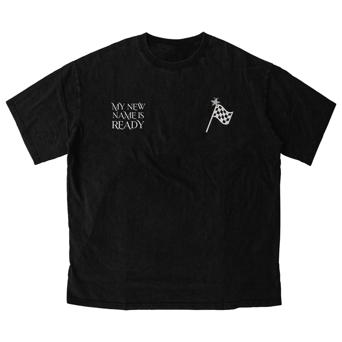 Ready Black Tee - HurtingPeace