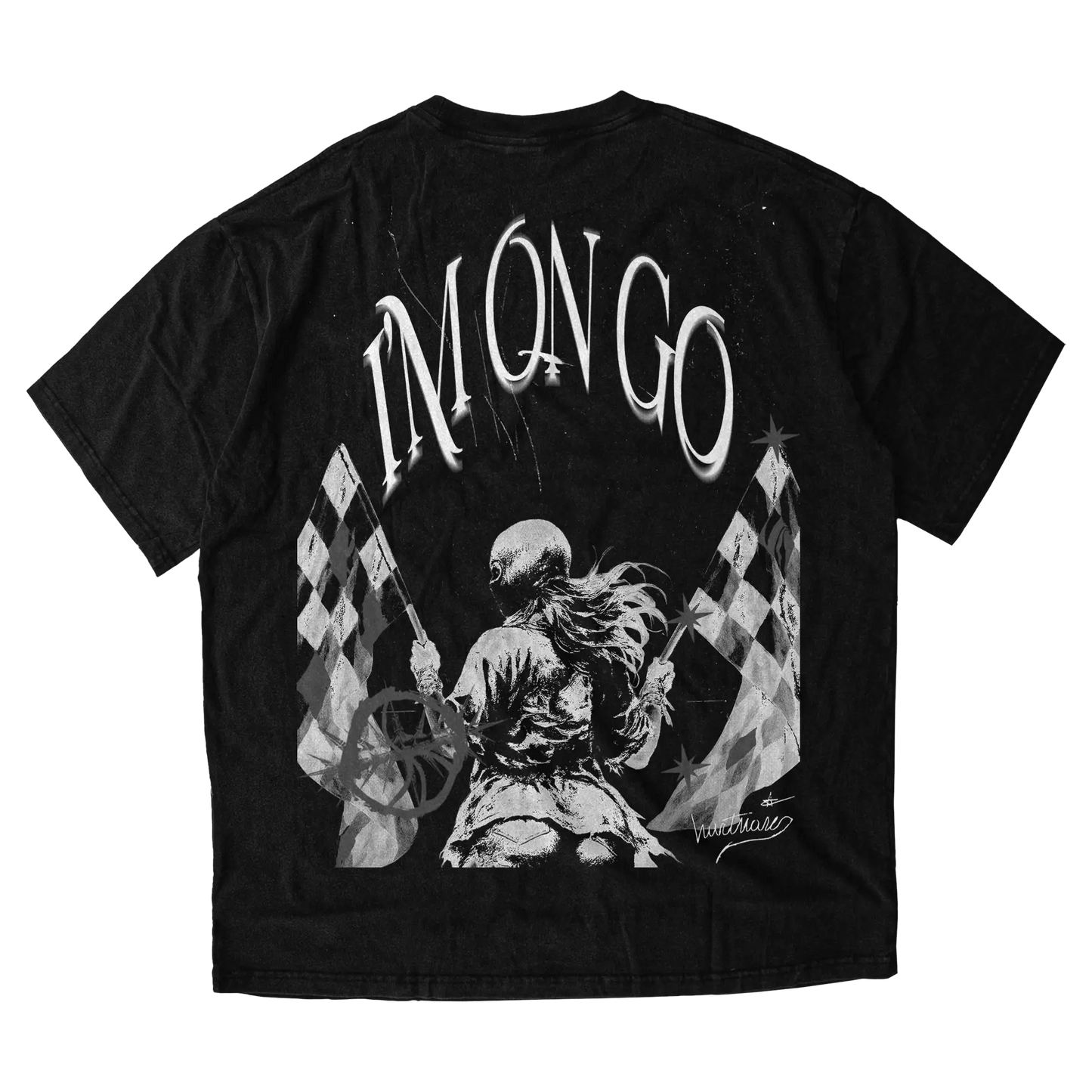 Ready Black Tee - HurtingPeace