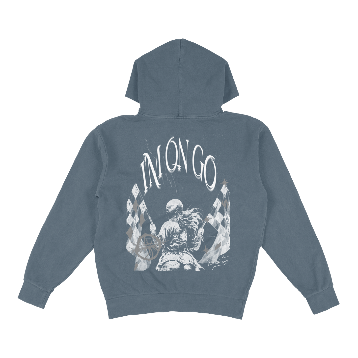Ready Blue Hoodie - HurtingPeace