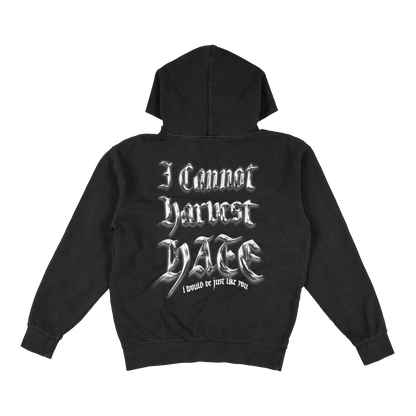 Peaceful Black Hoodie - HurtingPeace