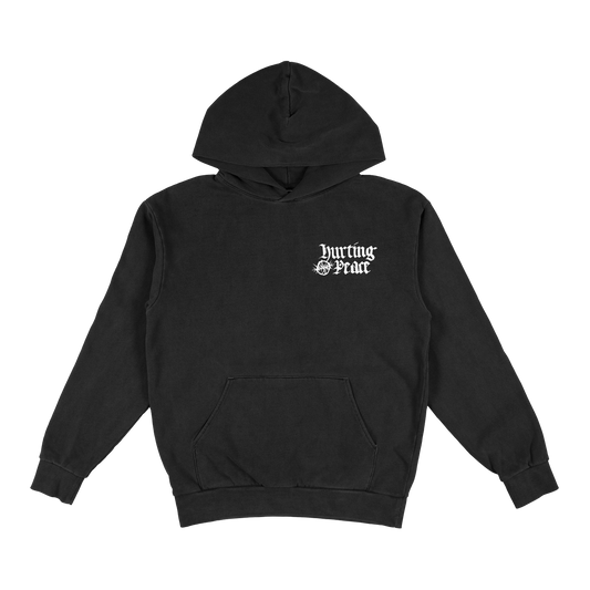 Peaceful Black Hoodie - HurtingPeace