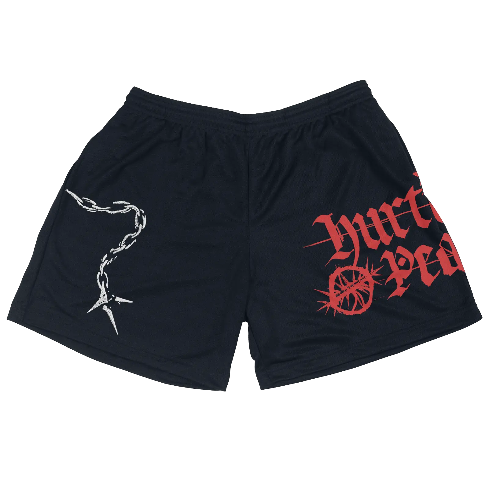 HURTMORE Navy Poly Shorts - HurtingPeace