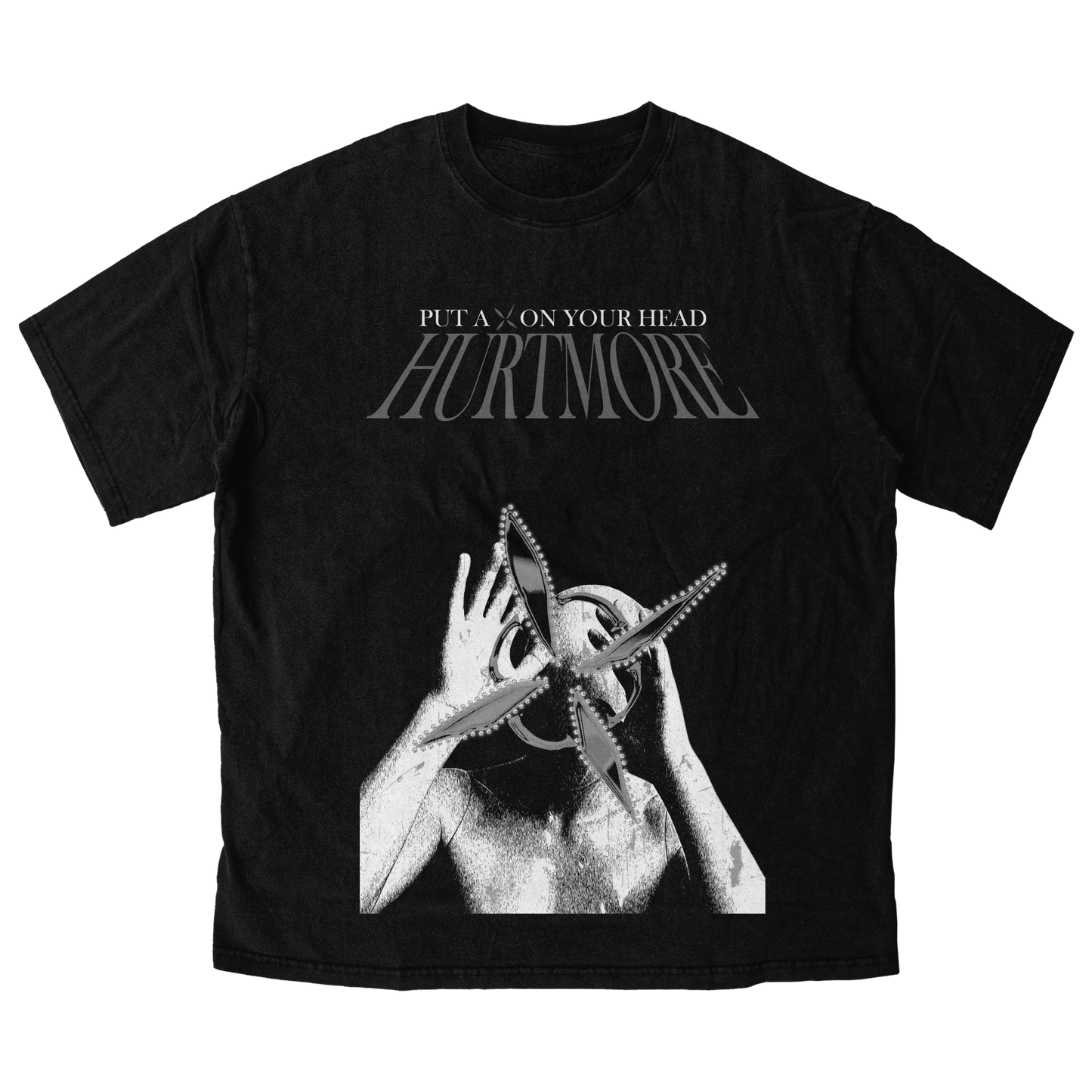 X-AXIS Black Tee - HurtingPeace