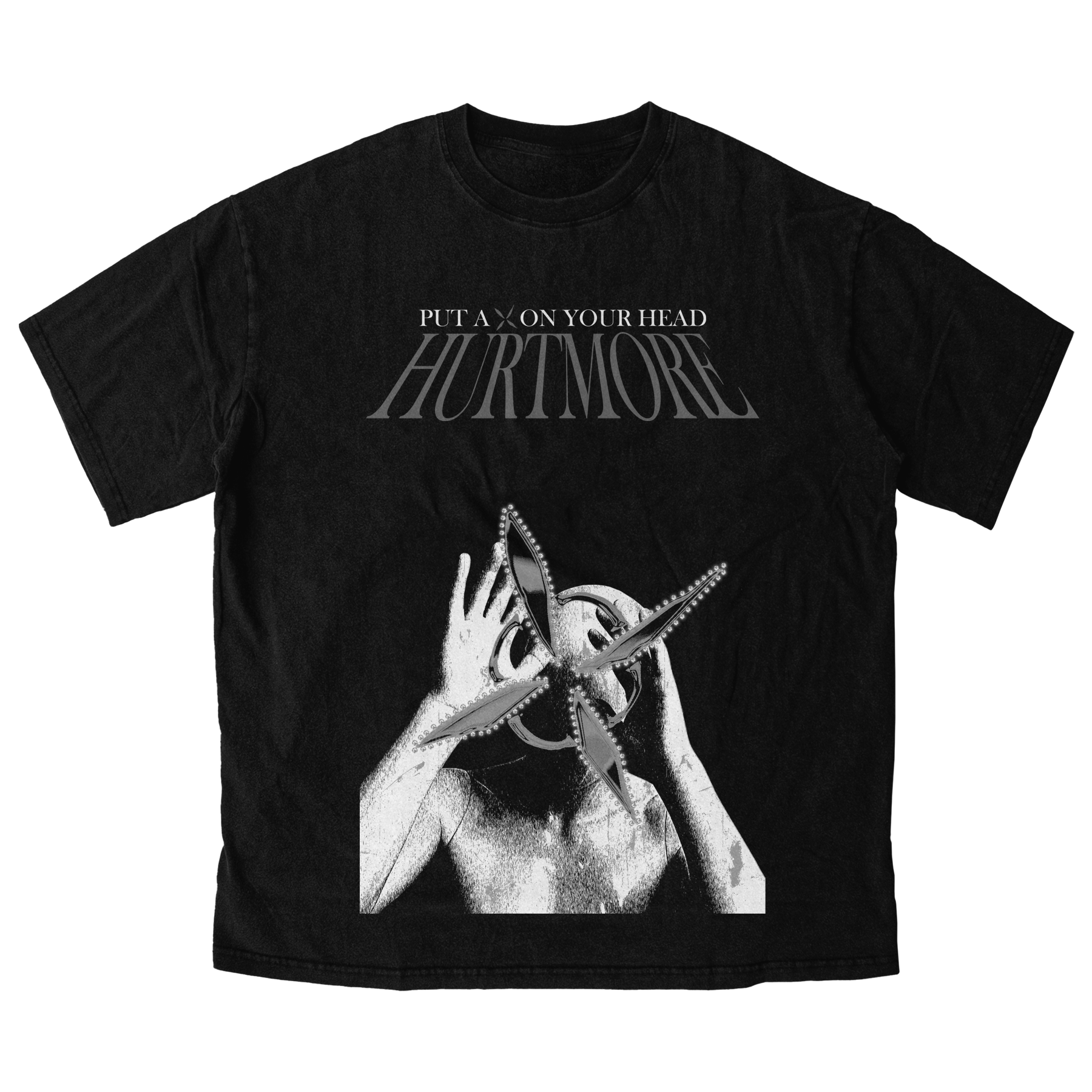 X-AXIS Black Tee - HurtingPeace