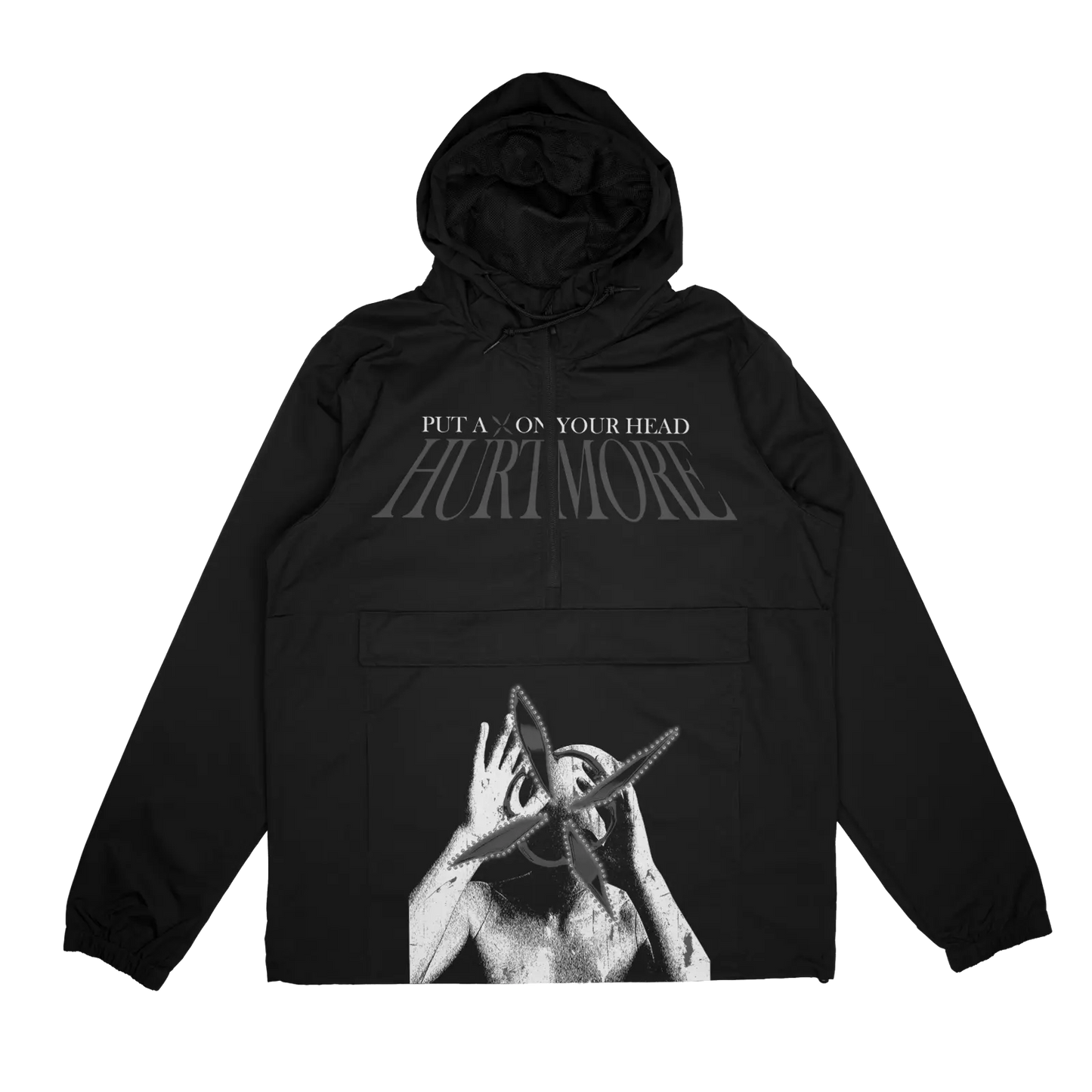 X-AXIS Black Anorak Windbreaker - HurtingPeace