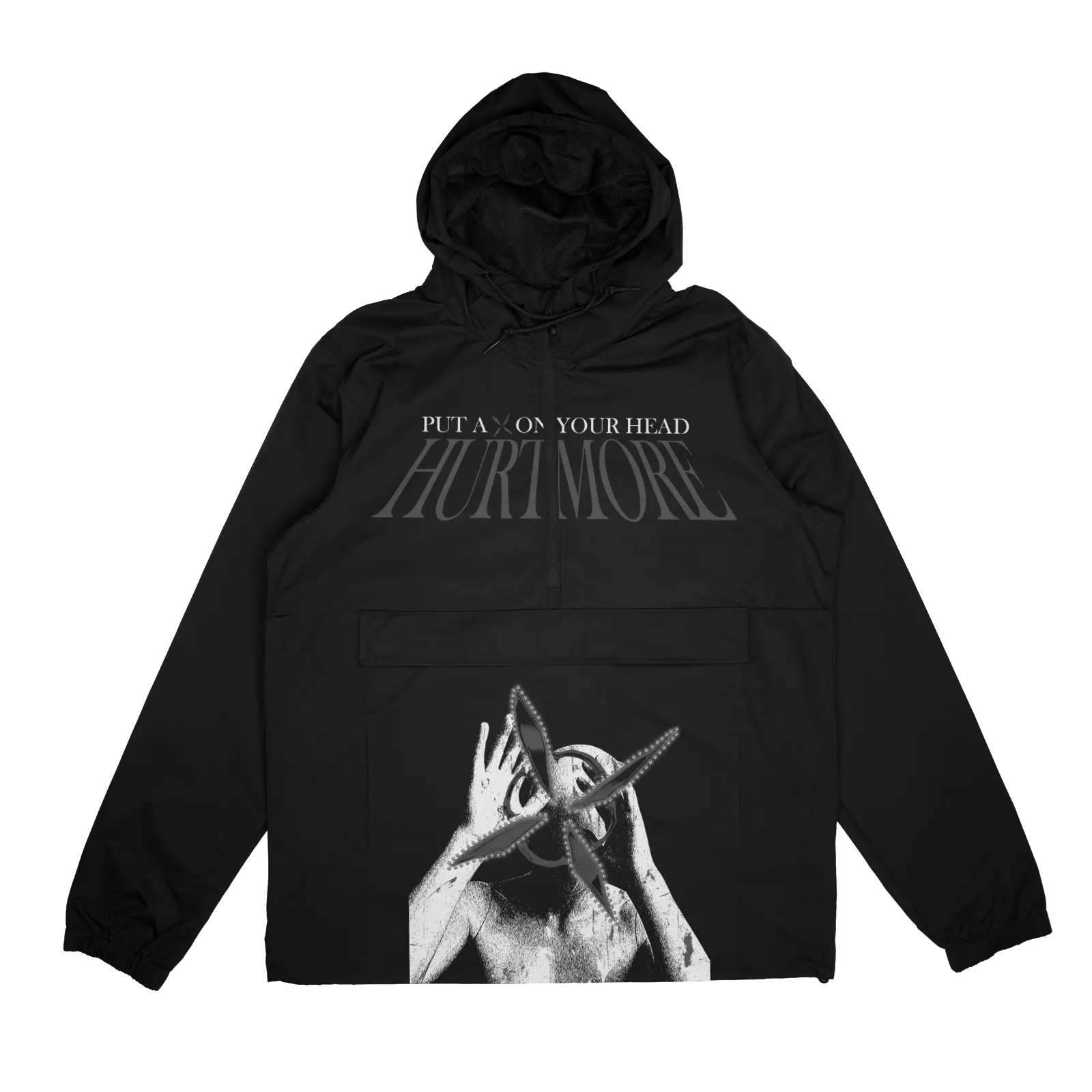 X-AXIS Black Anorak Windbreaker - HurtingPeace