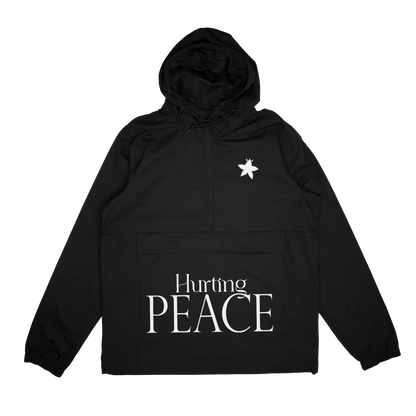 Aether Black Anorak Windbreaker - HurtingPeace