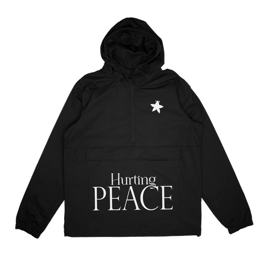 Aether Black Anorak Windbreaker - HurtingPeace