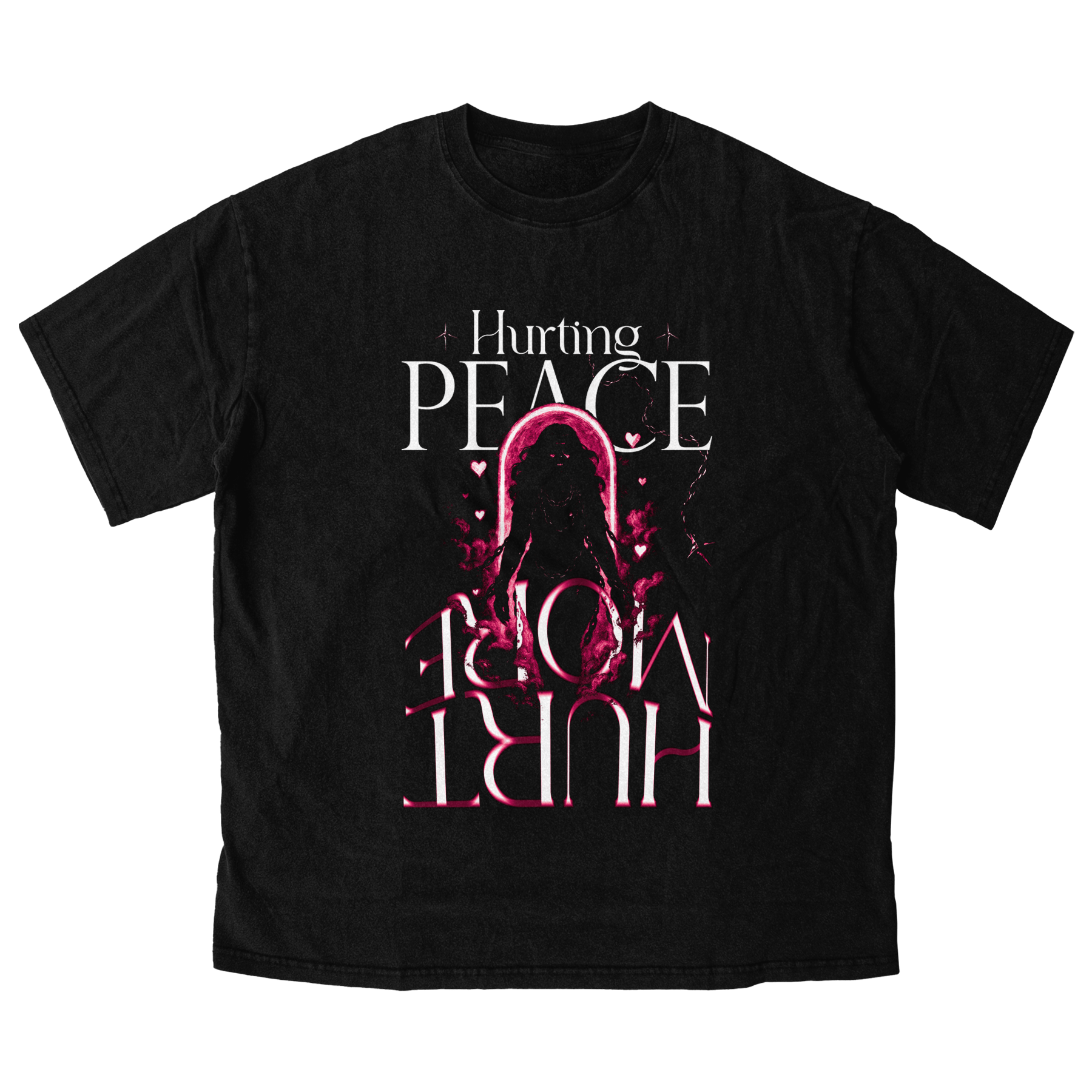 Aether Black Tee - HurtingPeace