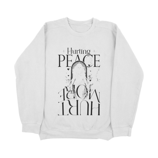 Aether White Sweatshirt - HurtingPeace