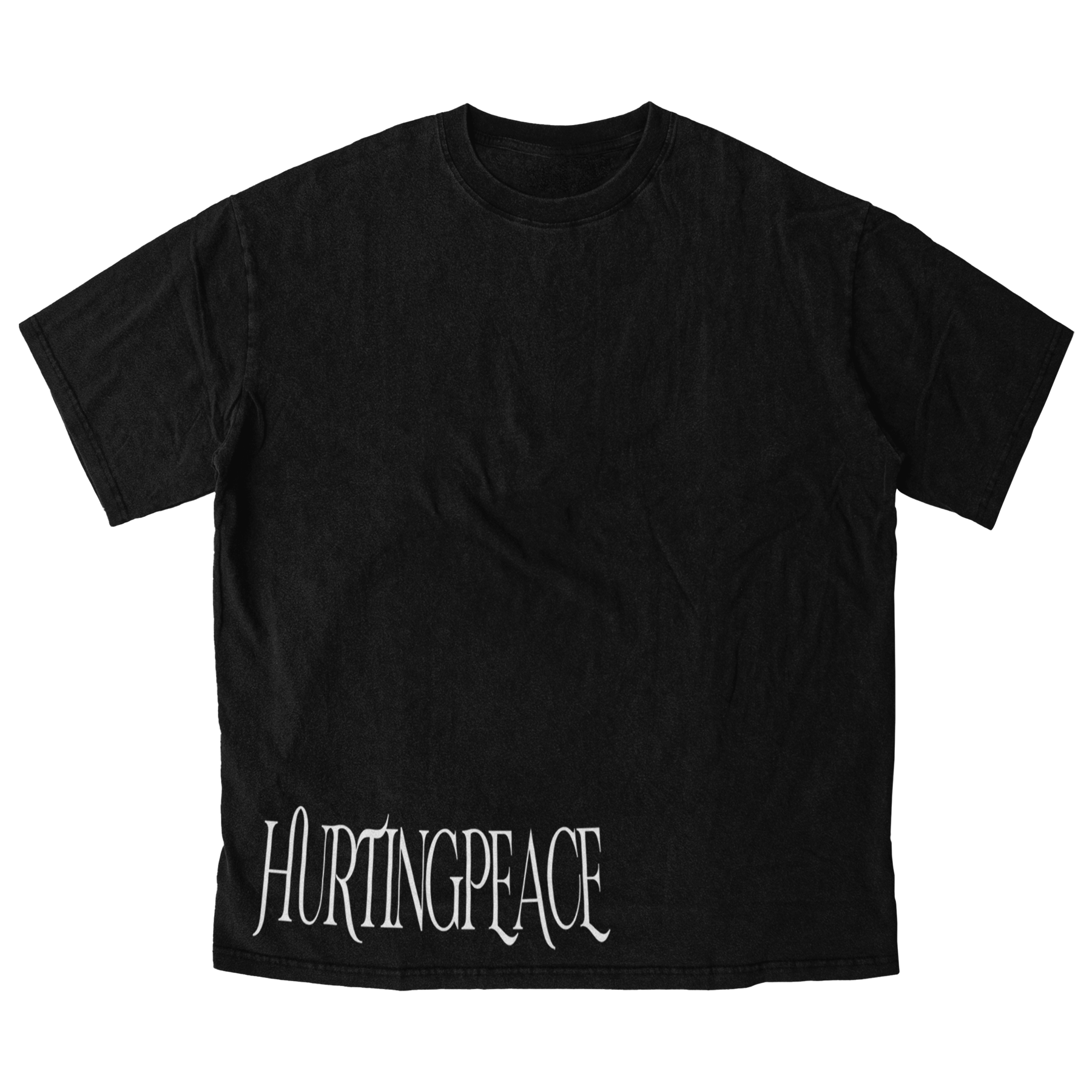 Empty Black Tee - HurtingPeace
