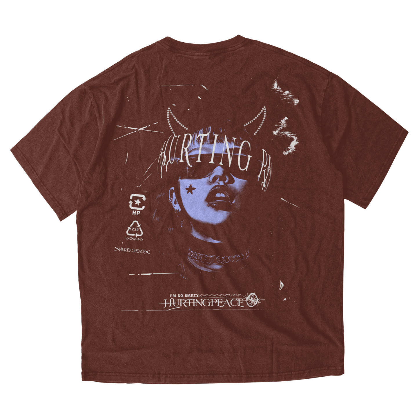 Empty Mocha Tee - HurtingPeace