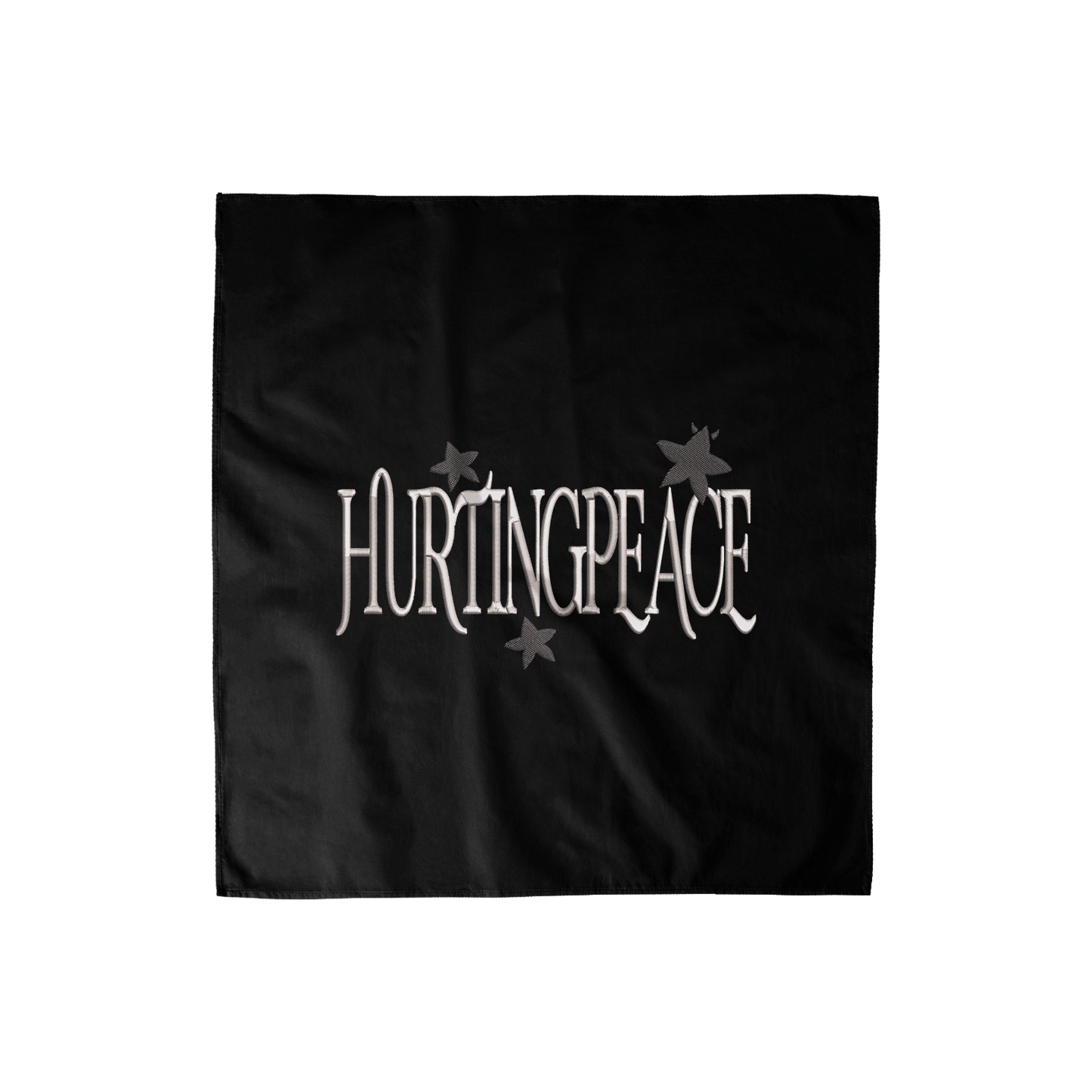 HurtingPeace Black / White Bandana - HurtingPeace