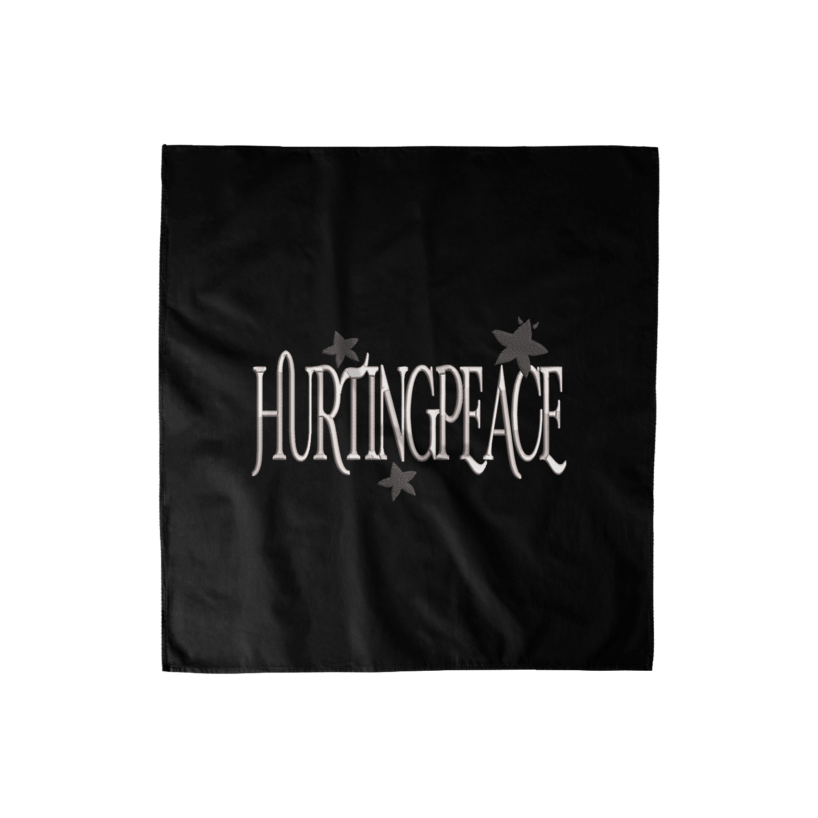 HurtingPeace Black / White Bandana - HurtingPeace