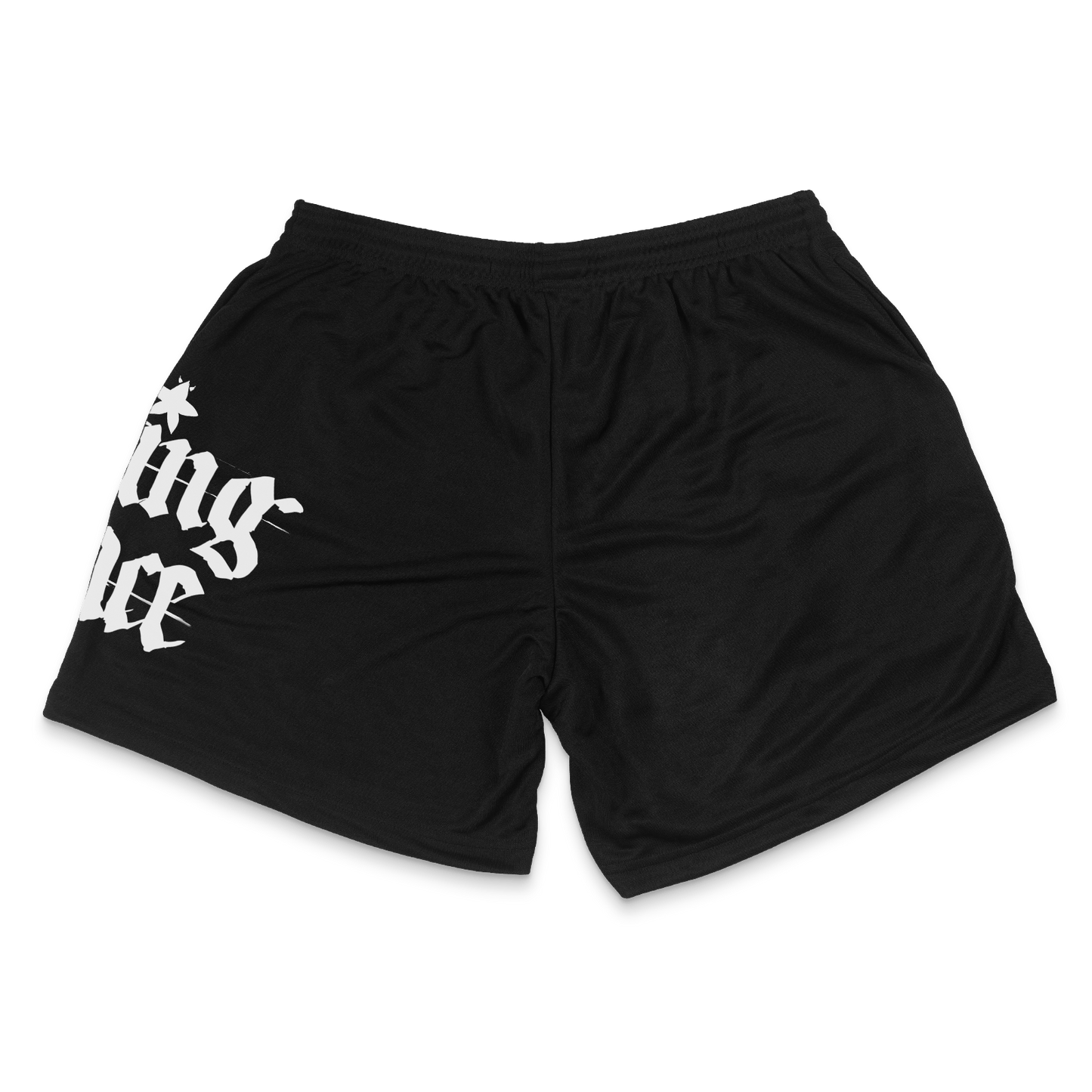 HURTMORE Black Poly Shorts - HurtingPeace
