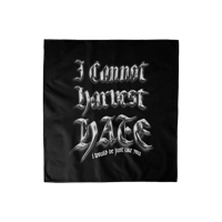 Peaceful Black Bandana - HurtingPeace
