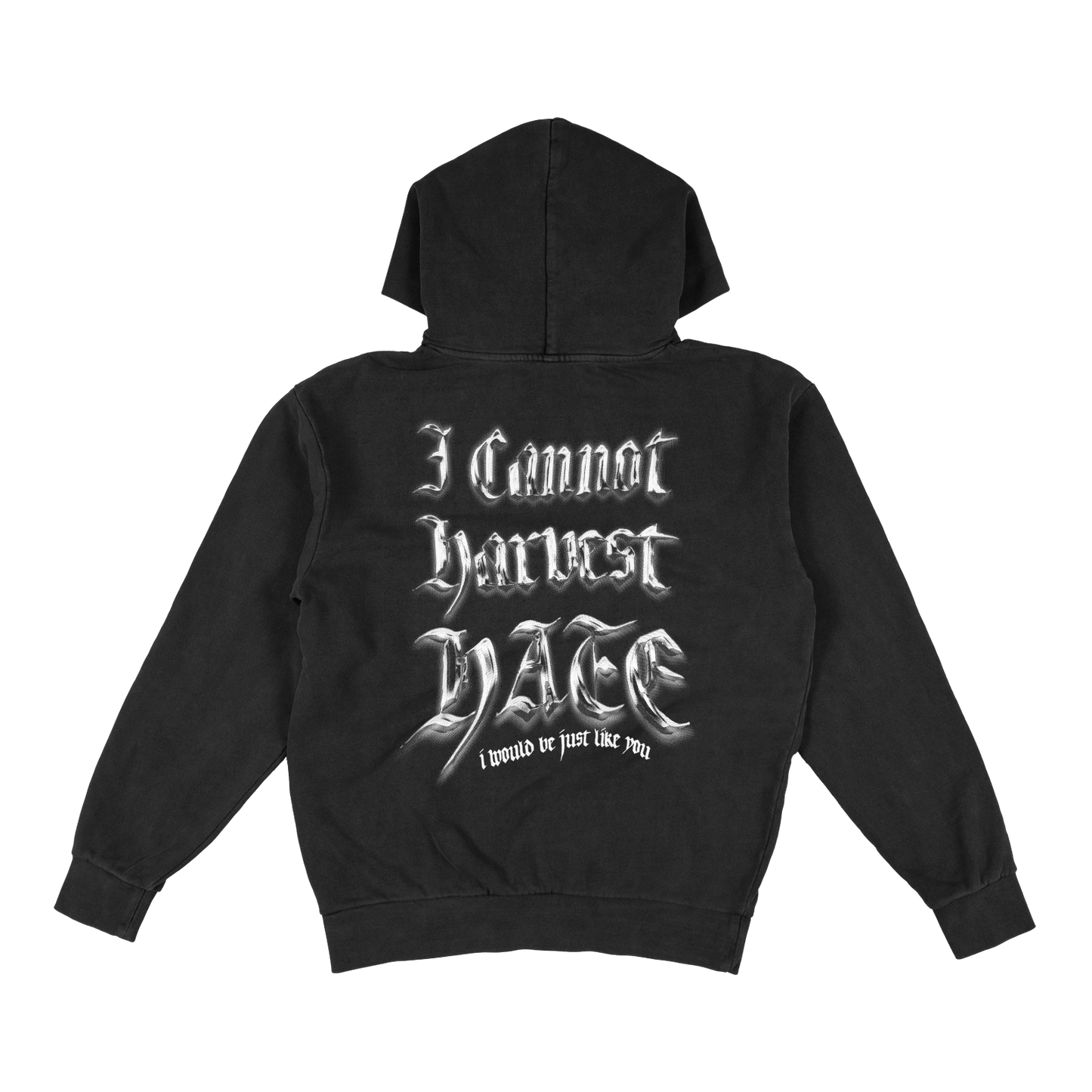 Peaceful Black Hoodie - HurtingPeace