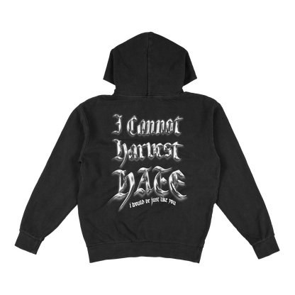 Peaceful Black Hoodie - HurtingPeace