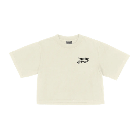 Peaceful Cream Crop Top - HurtingPeace