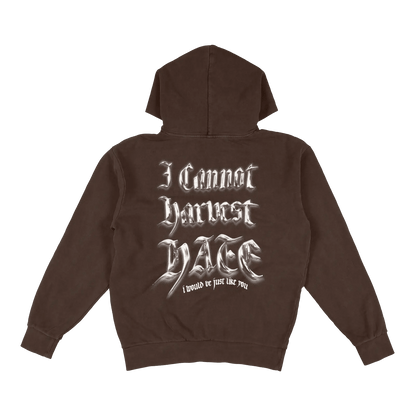 Peaceful Mocha Hoodie - HurtingPeace