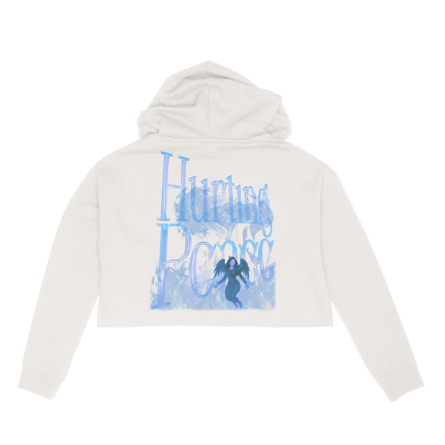 Pixie Cream Crop Hoodie - HurtingPeace