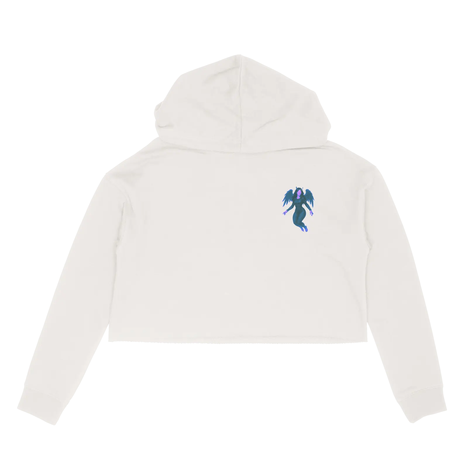 Pixie Cream Crop Hoodie - HurtingPeace
