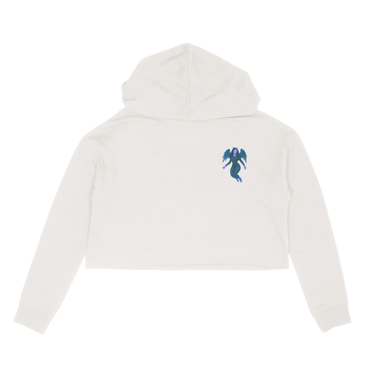 Pixie Cream Crop Hoodie - HurtingPeace