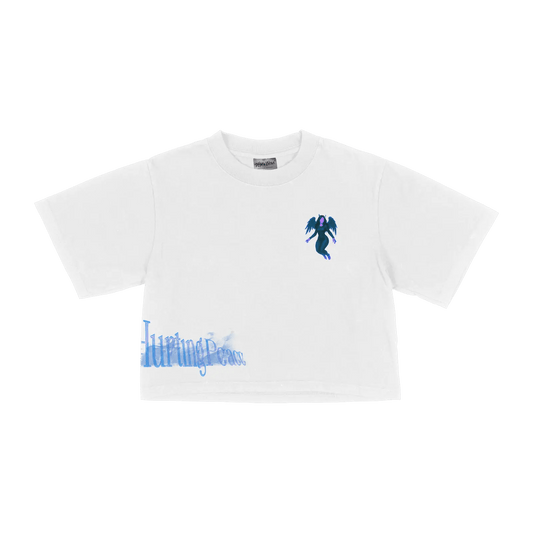 Pixie White Crop Top - HurtingPeace
