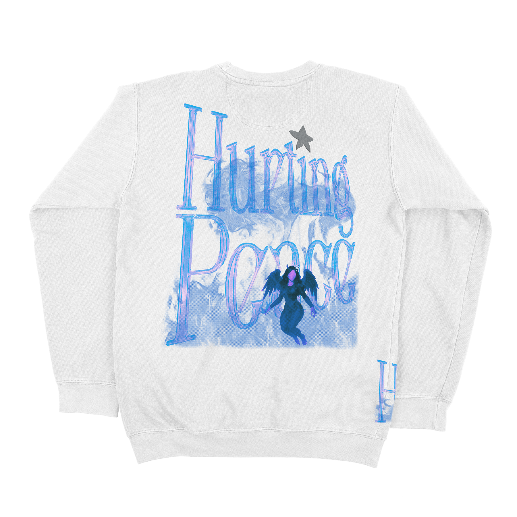 Pixie White Sweatshirt - HurtingPeace