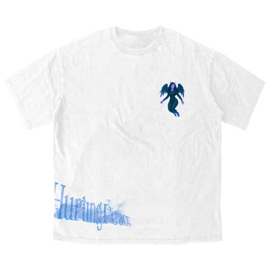 Pixie White Tee - HurtingPeace