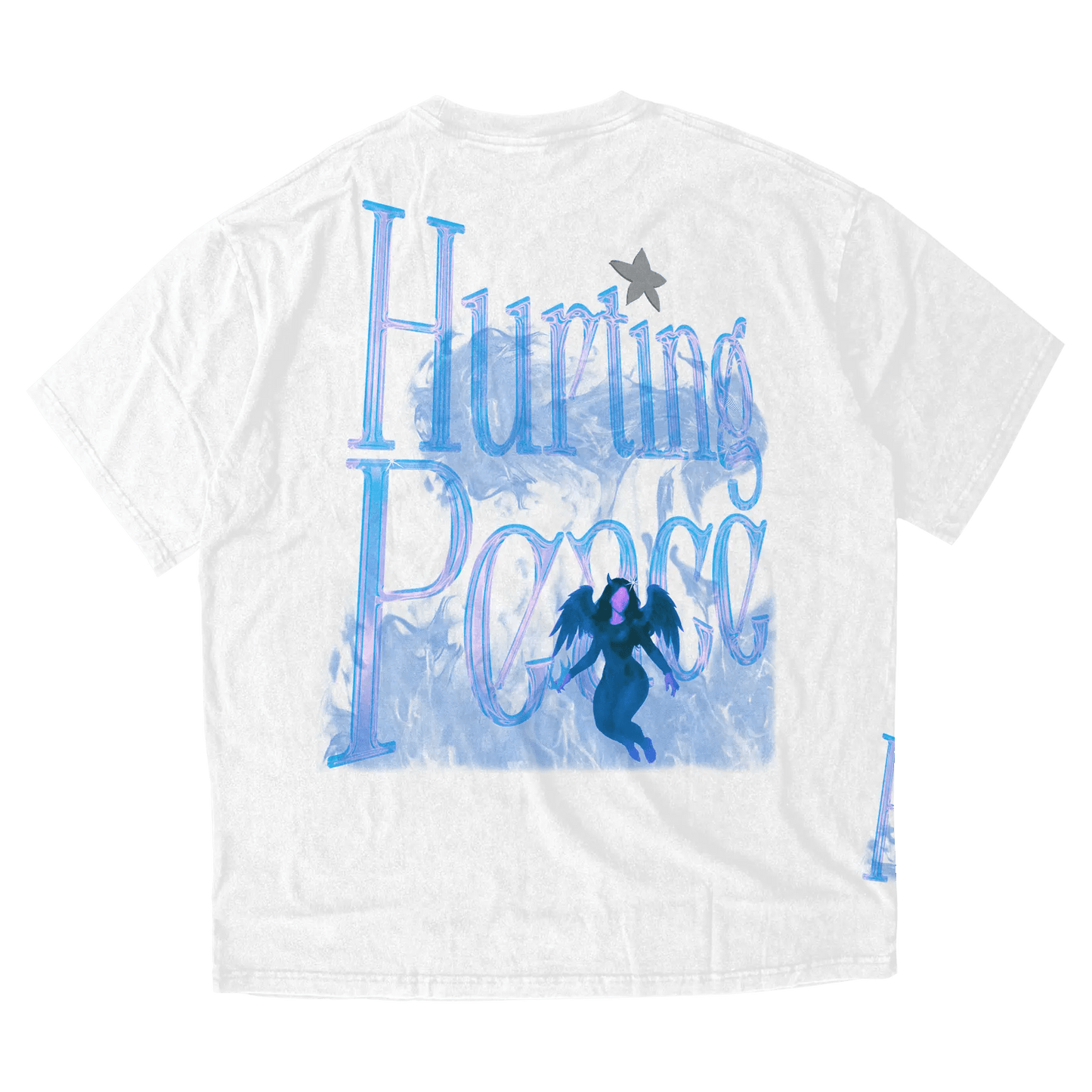 Pixie White Tee - HurtingPeace