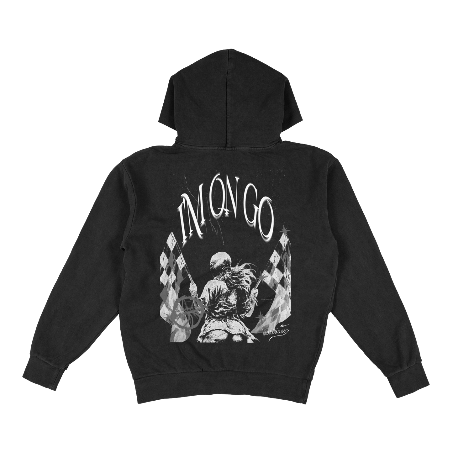 Ready Black Hoodie - HurtingPeace