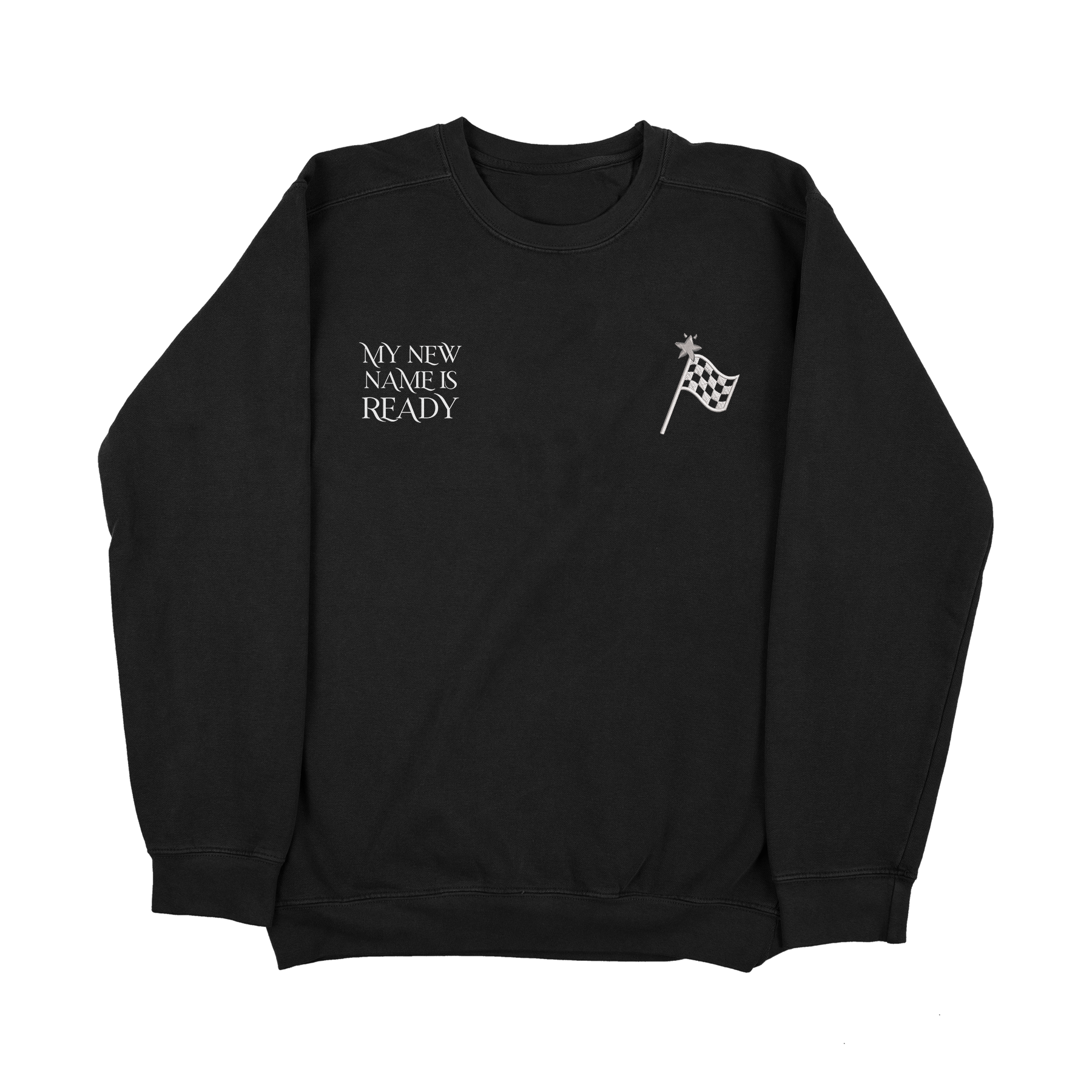 Ready Black Sweatshirt - HurtingPeace