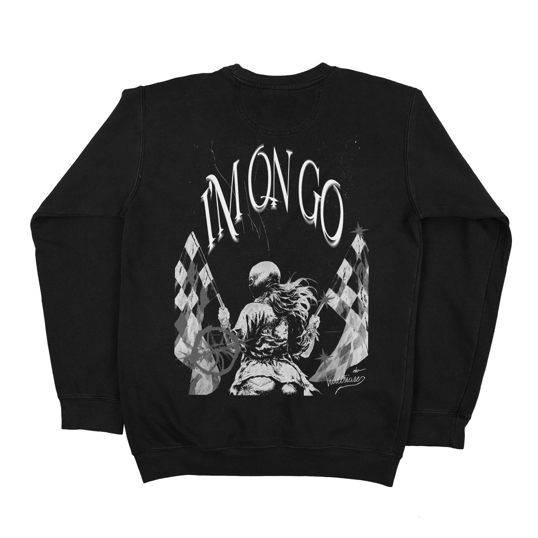 Ready Black Sweatshirt - HurtingPeace