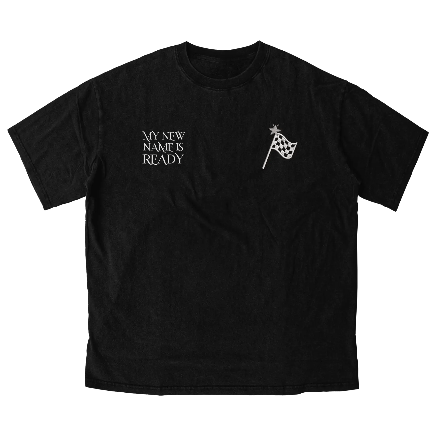 Ready Black Tee - HurtingPeace