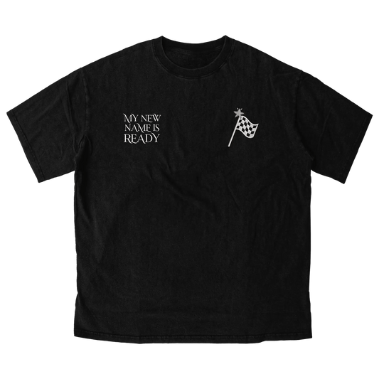 Ready Black Tee - HurtingPeace