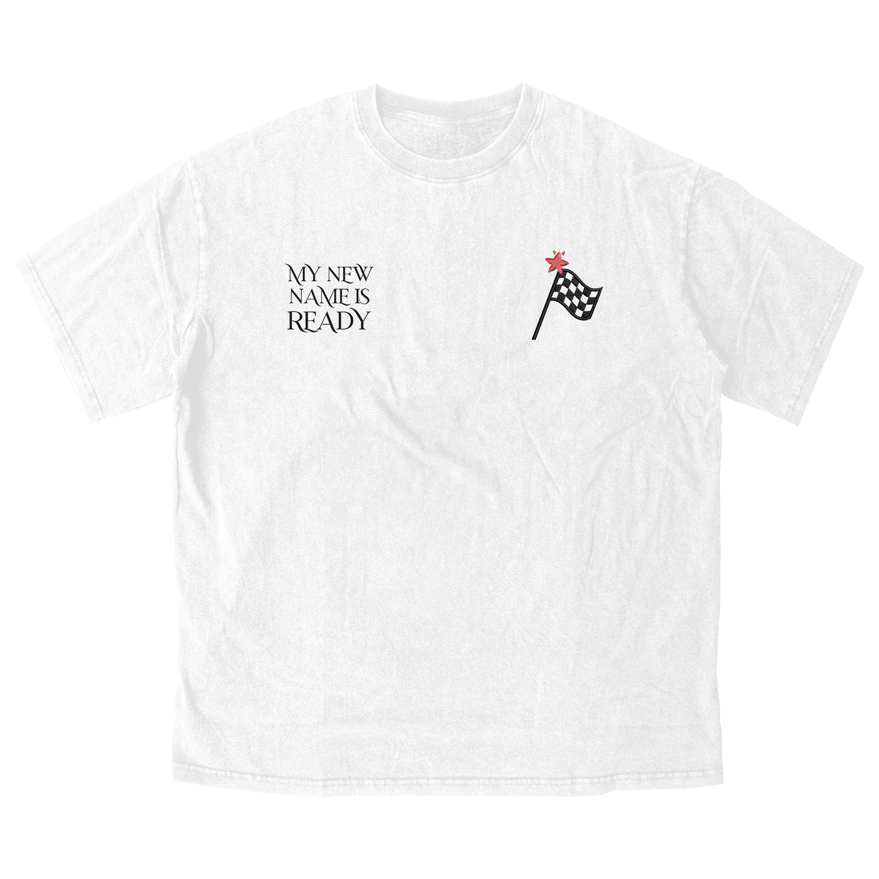 Ready White Tee - HurtingPeace
