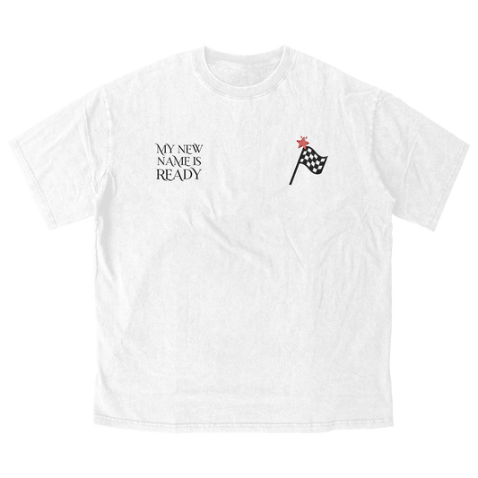 Ready White Tee - HurtingPeace