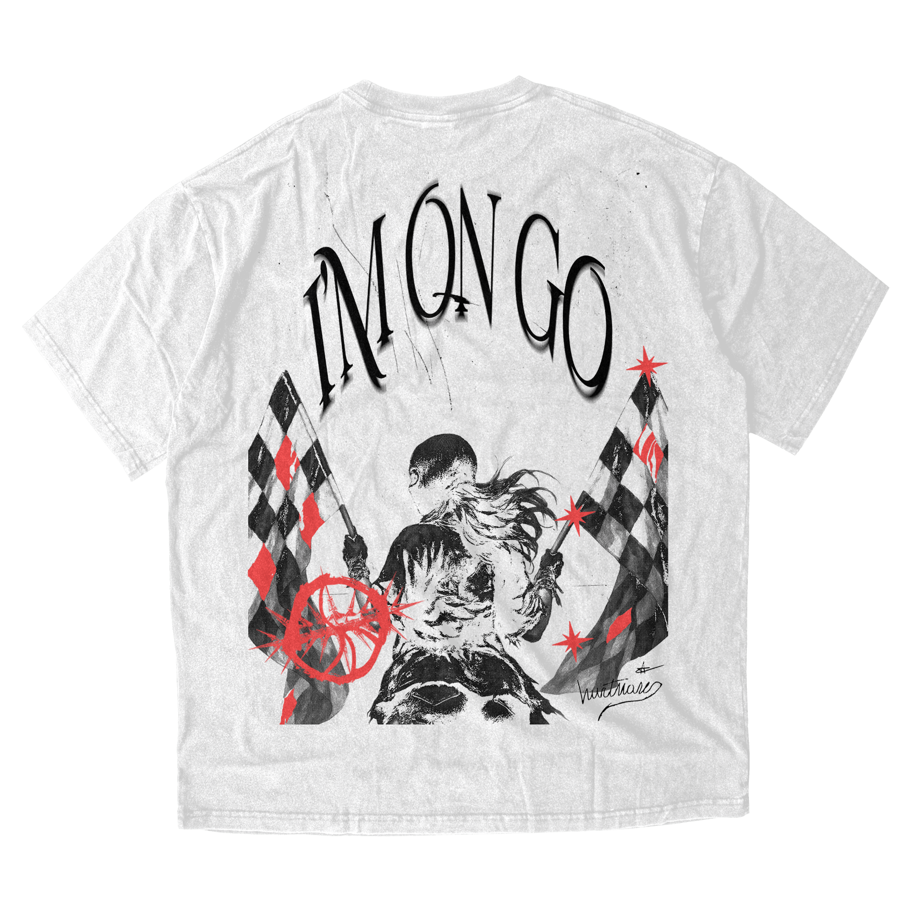 Ready White Tee - HurtingPeace