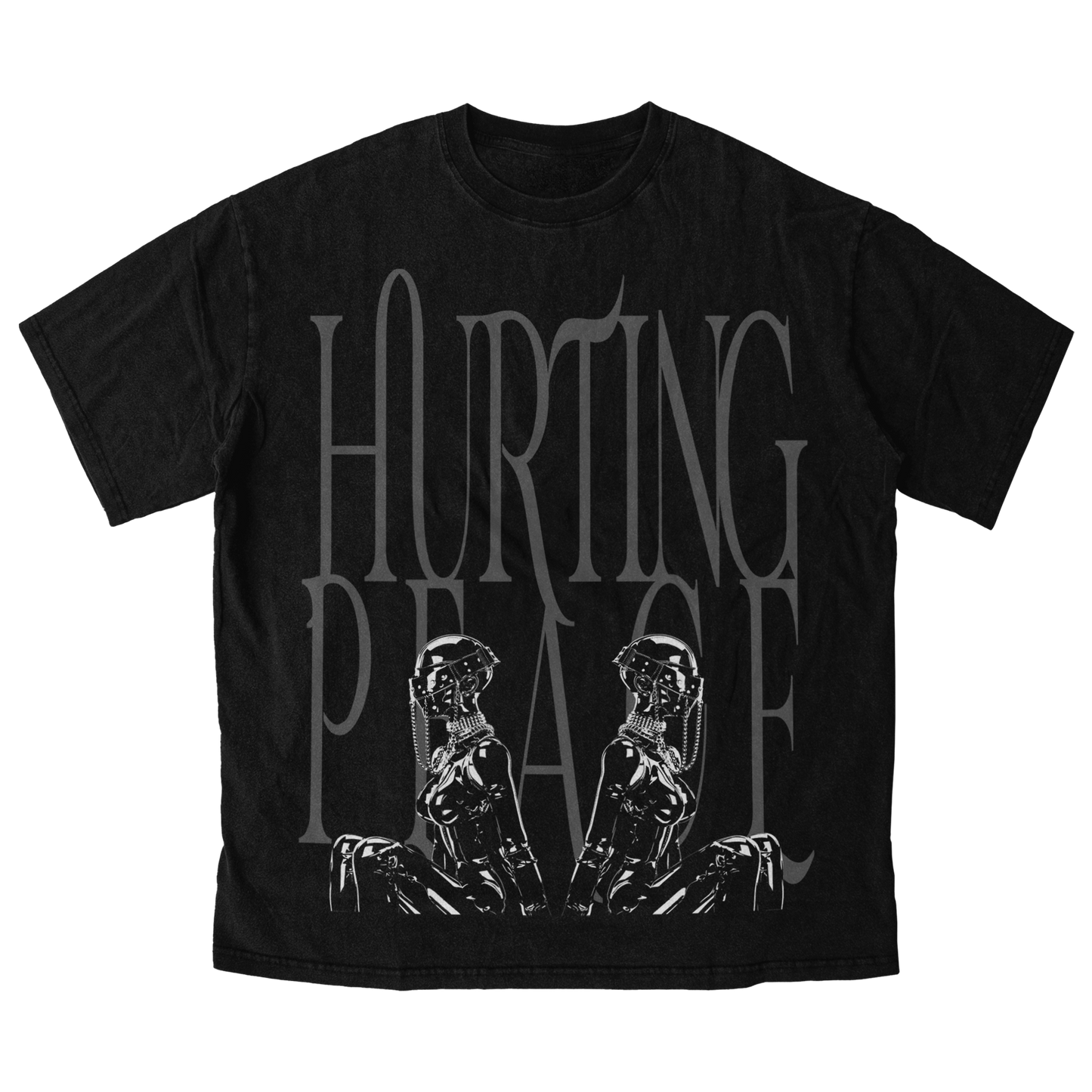 Title Black Tee - HurtingPeace