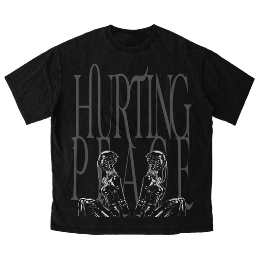Title Black Tee - HurtingPeace